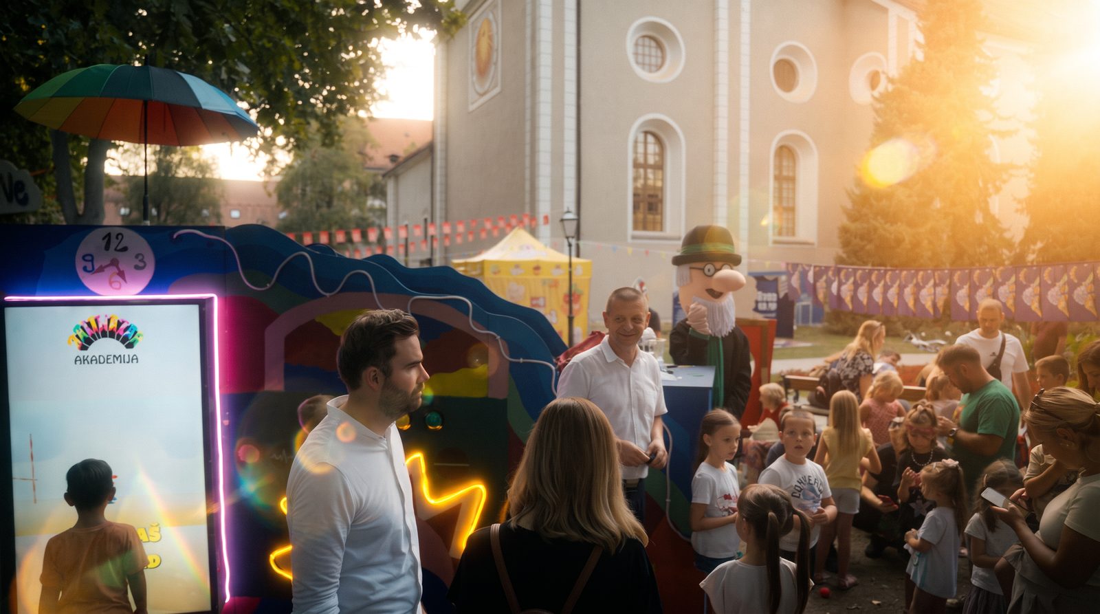 Baltazargrad u zalazak sunca, Varaždin